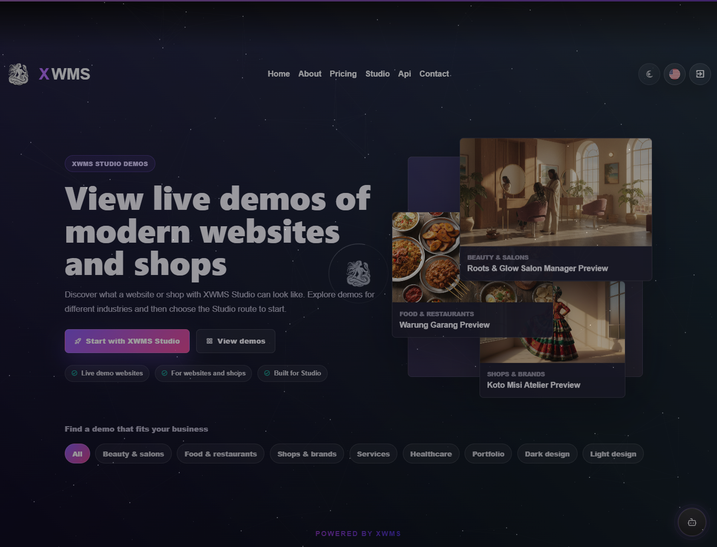 XWMS Studio demos