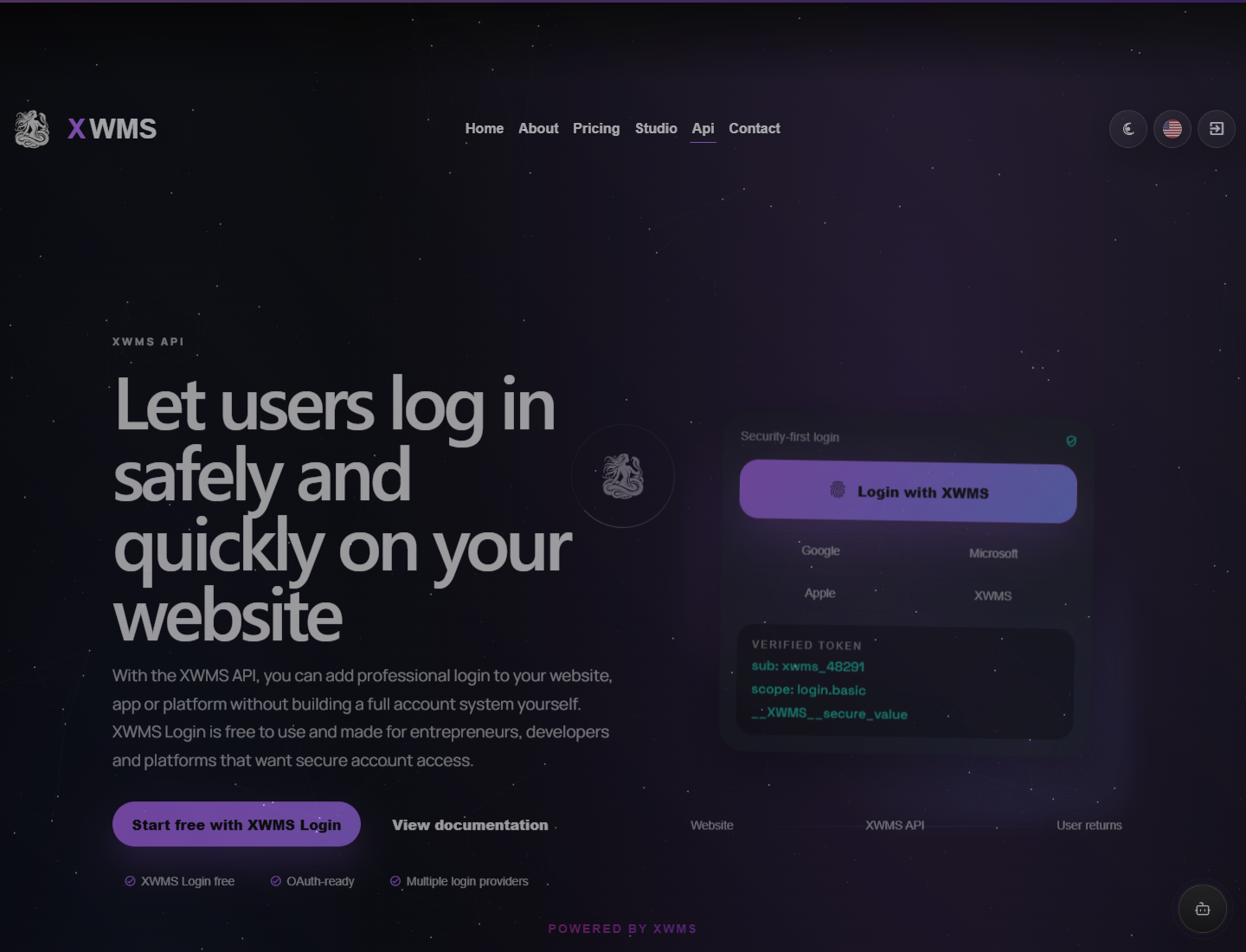 XWMS API page